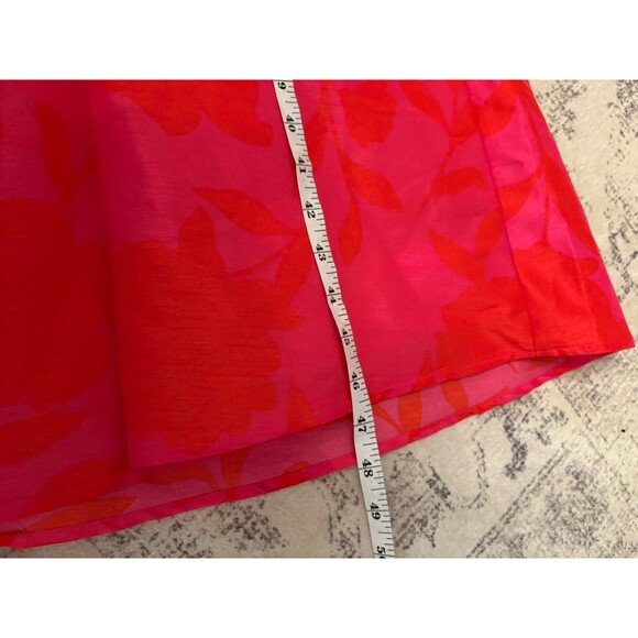 Kate Spade x Target Classic Rose Peplum Midi Dress Size 4 NWT Pockets Cocktail - Picture 7 of 10